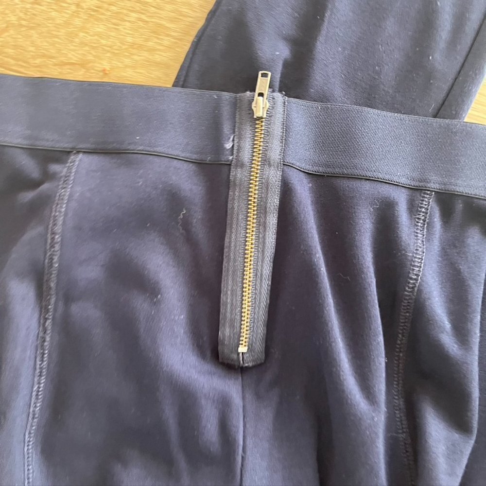 J. Crew Pixie Pant in Ponte Stretch in Navy Size 4 - Picture 8 of 9